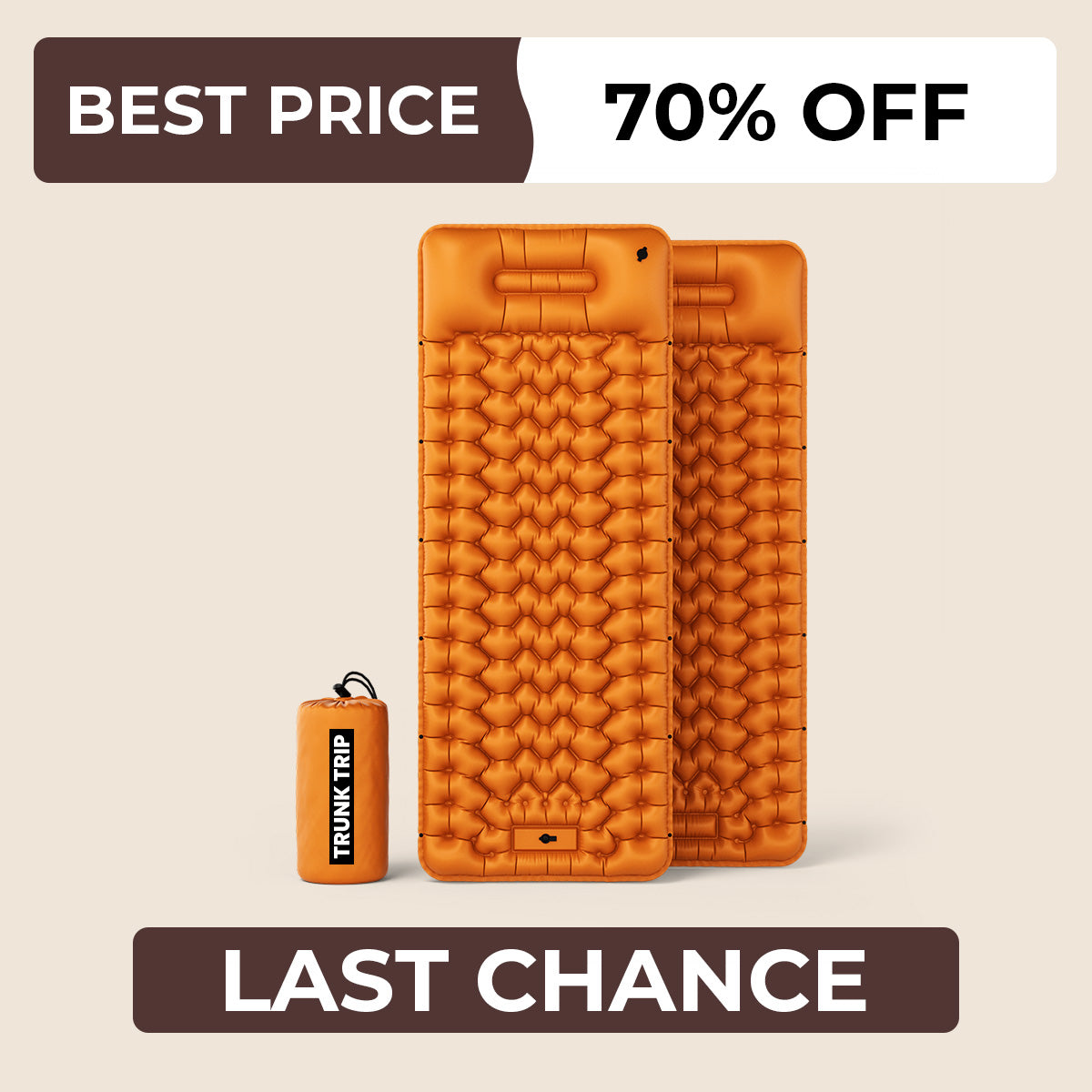 Ultralight & Compact Sleeping Pad - SAVE 70%
