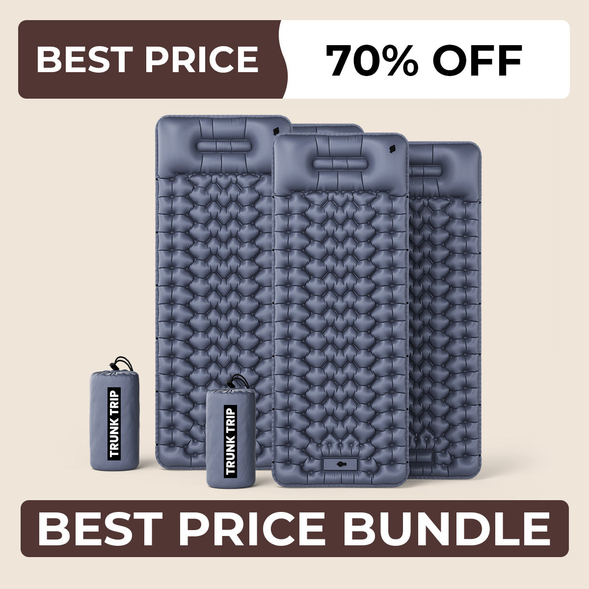 Ultralight & Compact Sleeping Pad - SAVE 70%